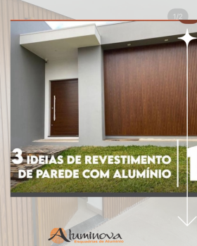 Revestimento Parede em alumínio